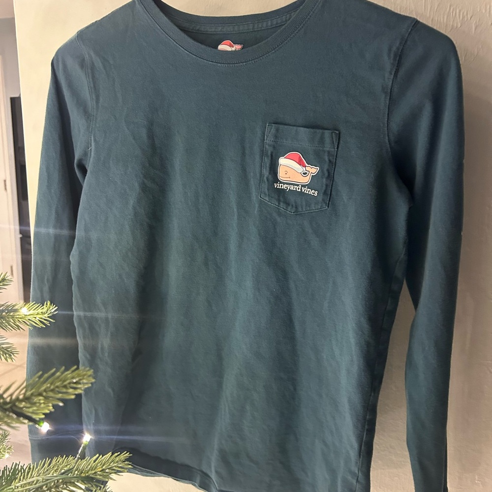 Vineyard Vines Teal Long Sleeve Tee